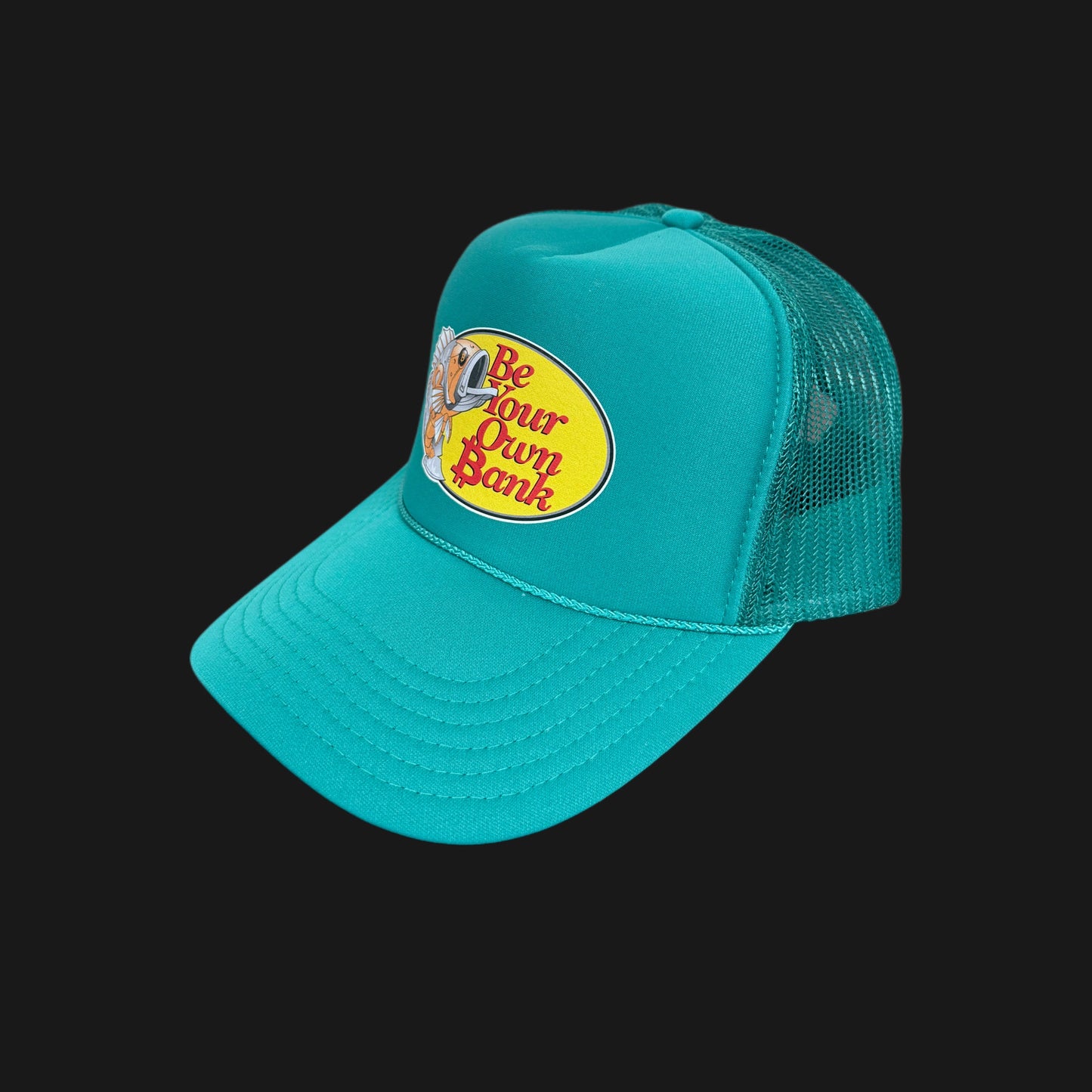 BYO₿, High Crown with Rope Trucker Hat