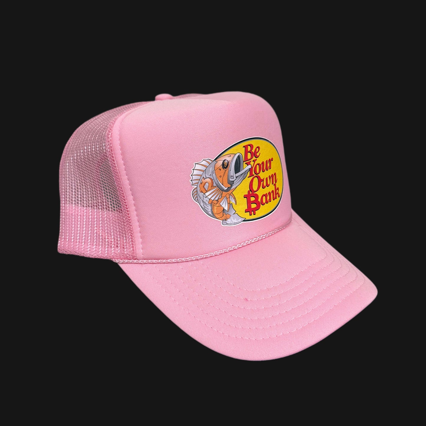 BYO₿, High Crown with Rope Trucker Hat