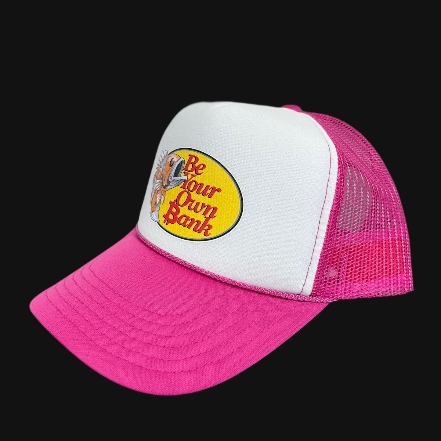 BYO₿, High Crown with Rope Trucker Hat
