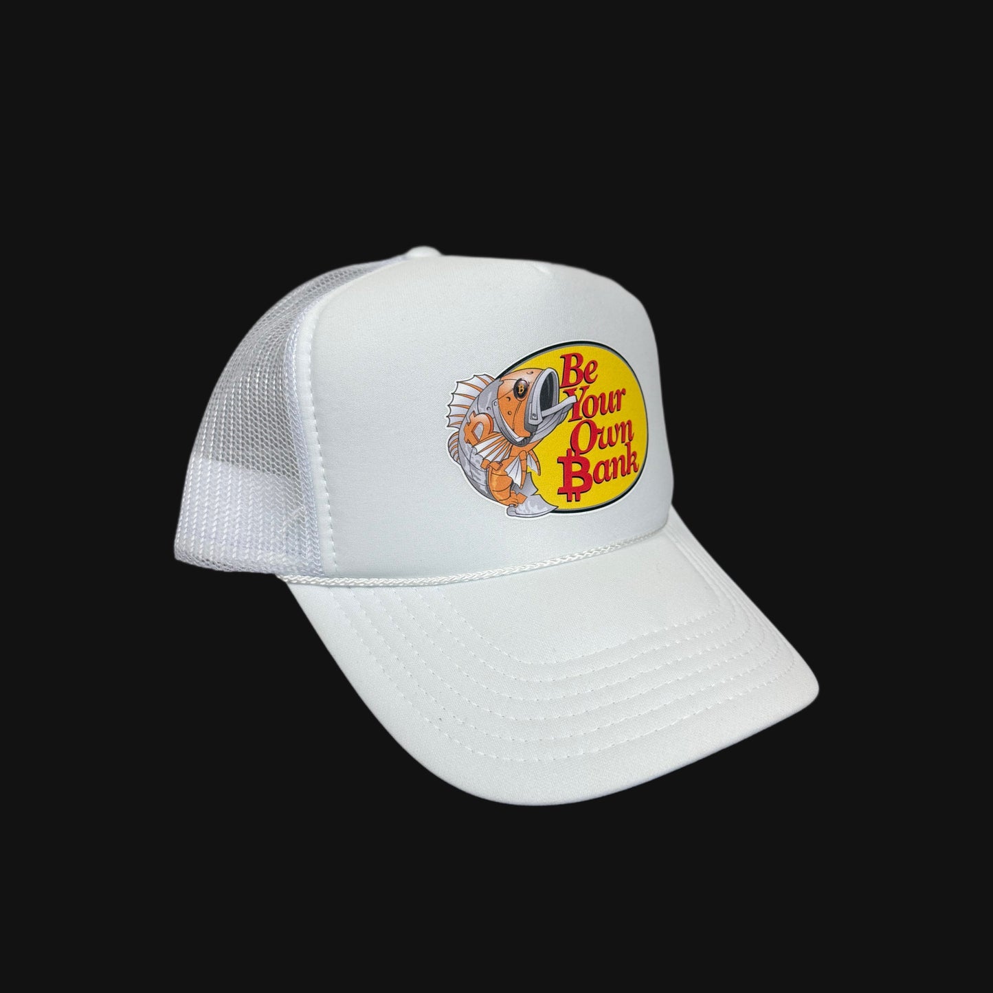 BYO₿, High Crown with Rope Trucker Hat